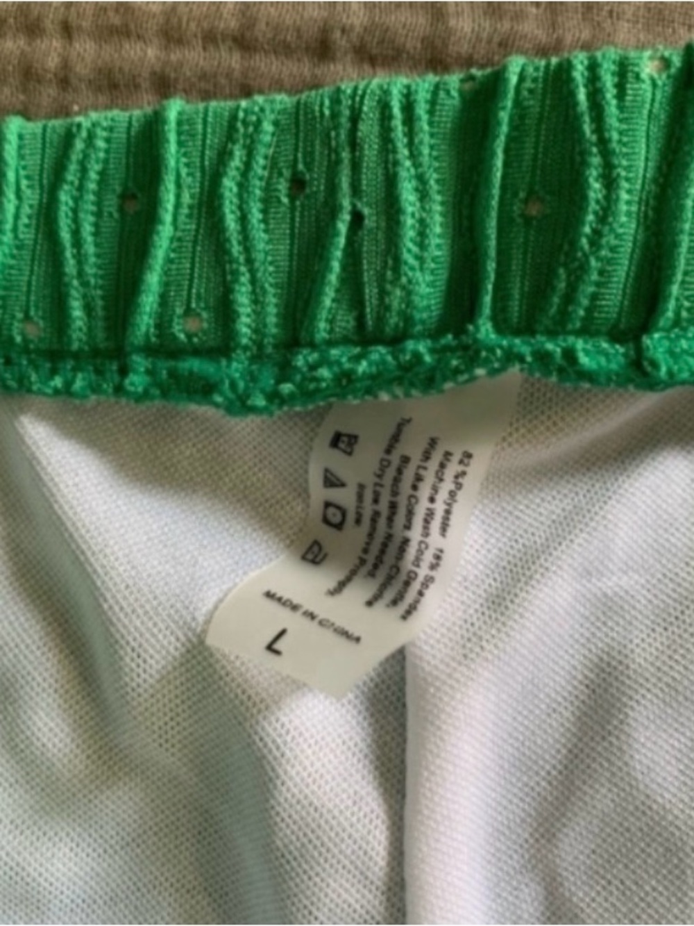Green Knit Textured High-Rise Bikini Set - Picture 12 of 13